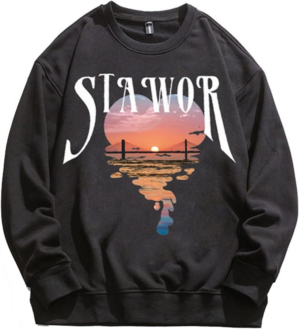 プルオーバー 男性 インナー パーカー 春秋服 プリント bf風 ソフト ビッグシルエット ストレッチ 丸襟 吸汗性 丈長め カジュアル カッコイイ ファッション 体型パカー シンプル 大きいサイズ