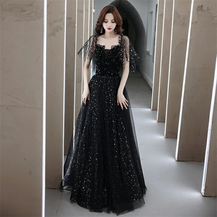 特別仕様半袖 星柄 スター 柄 シアー シースルー きれいめワンピース レディースファッション カジュアル 大きいサイズ 小さいサイズ S M L XL 2XL 3XL 4XL オフショルダードレス