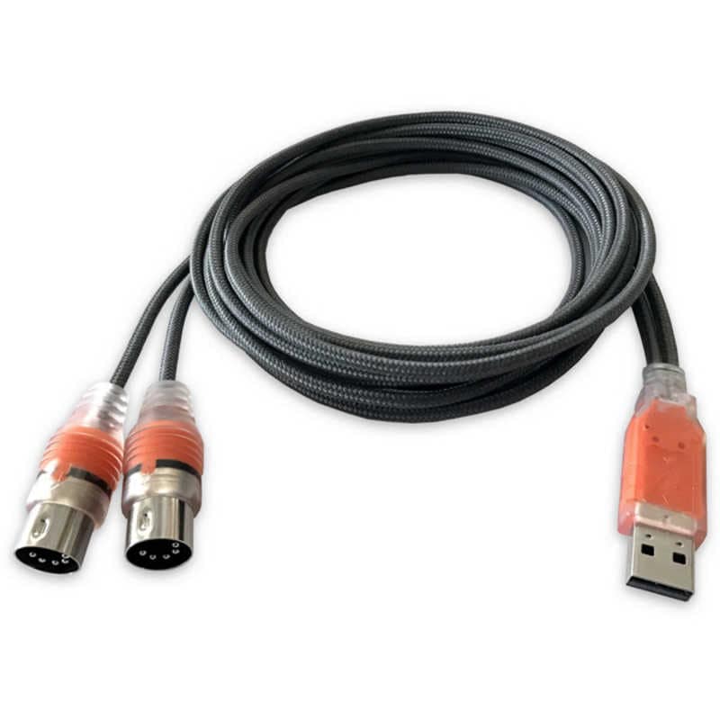 ESI　ケーブル一体型USB MIDIインターフェース IN/OUT兼用　MIDIMATEEX