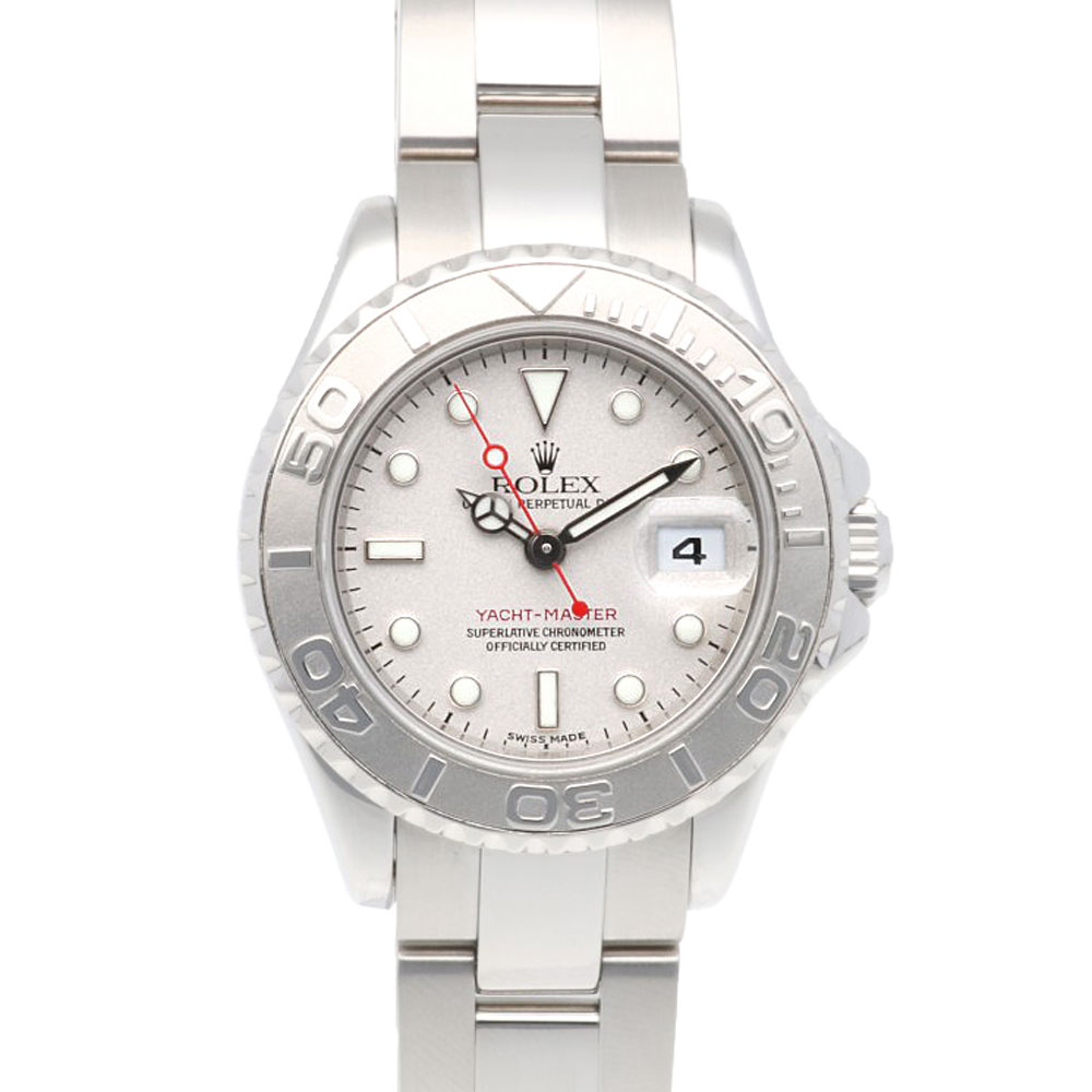 ロレックス ヨットマスター オイスターパーペチュアル 腕時計 ステンレススチール 169622 自動巻き 1年保証 ROLEX 中古