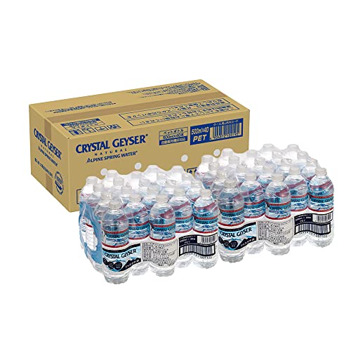 【Amazon.co.jp限定】 Crystal Geyser(クリスタルガイザー) エコポコボトル 500ml [大塚食品/DISQC]×40本 [正規輸入品]