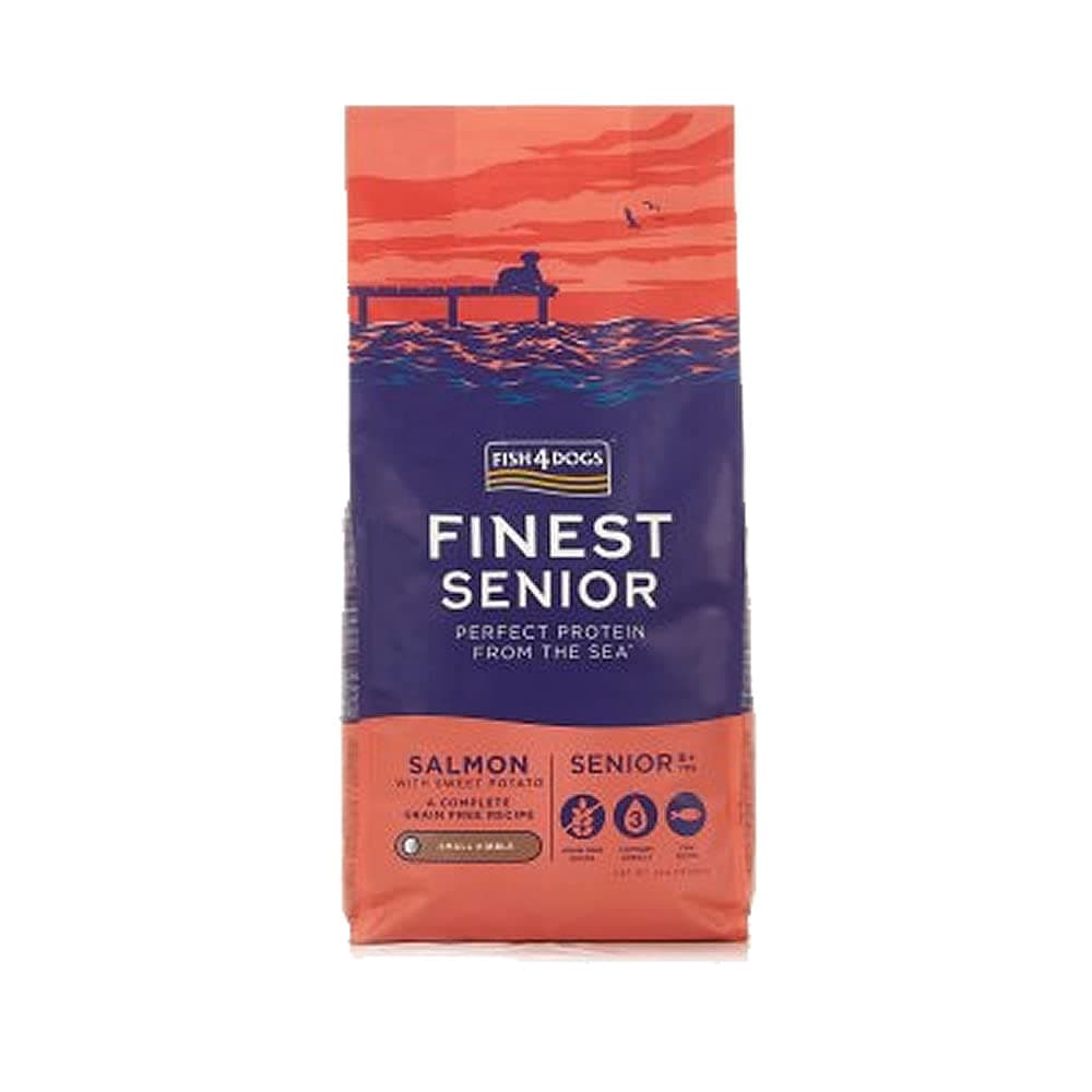 フィッシュ4ドッグ FISH 4 DOGS ドッグフード ファイネスト サーモン シニア小粒 6kg