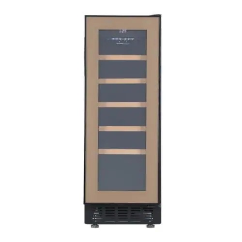 フォルスタージャパン FJP-57GS(BN) ワインセラー 20本収納 右開き ビルトイン可 スライドラック 冷気強制循環式 ブラウン
