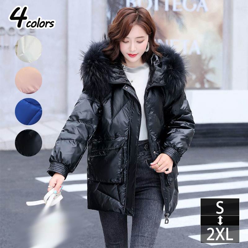 ダウンコート レディース 軽量 ダウンコート 軽量ダウンジャケット ロング丈 着痩せ 無地 大きいサイズ 中綿ジャケット ダウンパーカー ダウン風コート カジュアル 防風 きれいめ 通勤通学 xxxl