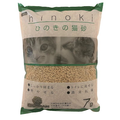 他サイト： ペットプロジャパン　ひのきの猫砂 7Lの商品画像