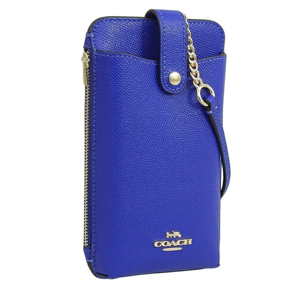 コーチ バッグ レディース スマホショルダー ショルダーバッグ アウトレット レザー ブルー XGRN PHN XBY C6884IMPDU COACH