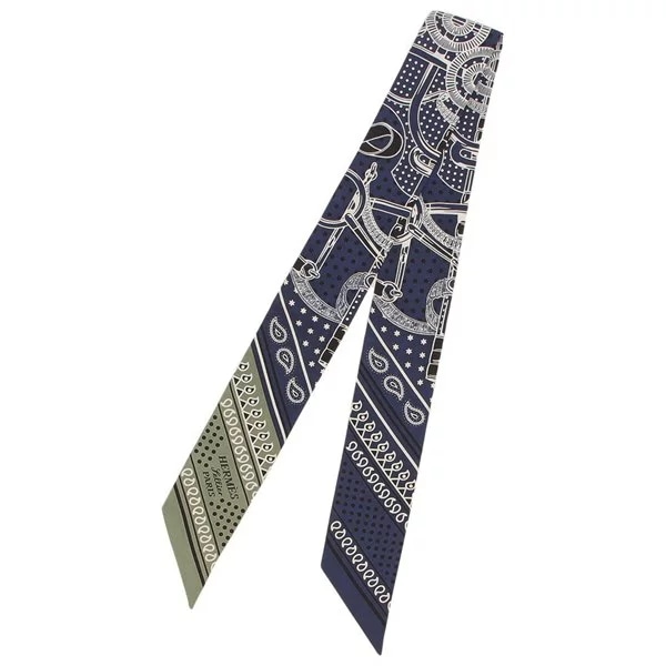 スカーフ エプロン ドール バンダナ ツイリー ネイビー ホワイト レディース H062978S 01 29,120円