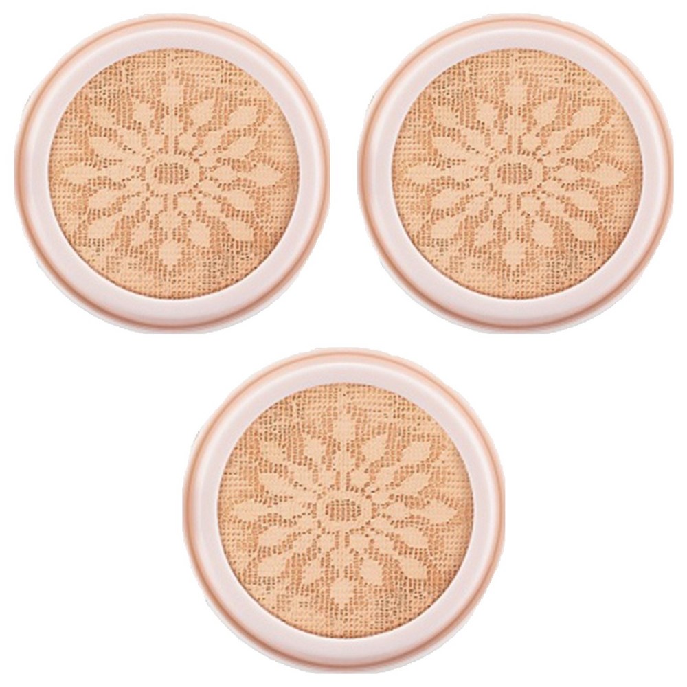 イザノックス テルビナ アドバンスド リジェネレーティング エッセンス クッション ファンデーション 詰め替え 15g23号 ナチュラルベイ3個