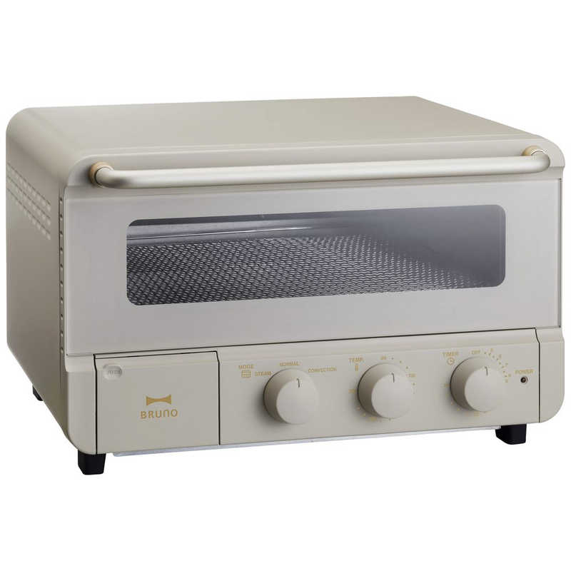 BRUNO　ブルーノ　オーブントースター crassy+ 1350W/食パン4枚 グレージュ　BOE067-GRG
