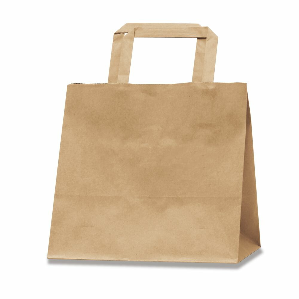 （まとめ買い）ササガワ 手提げ袋 未晒 幅220xマチ150x高さ210mm 50枚入 50-5521 [x3]