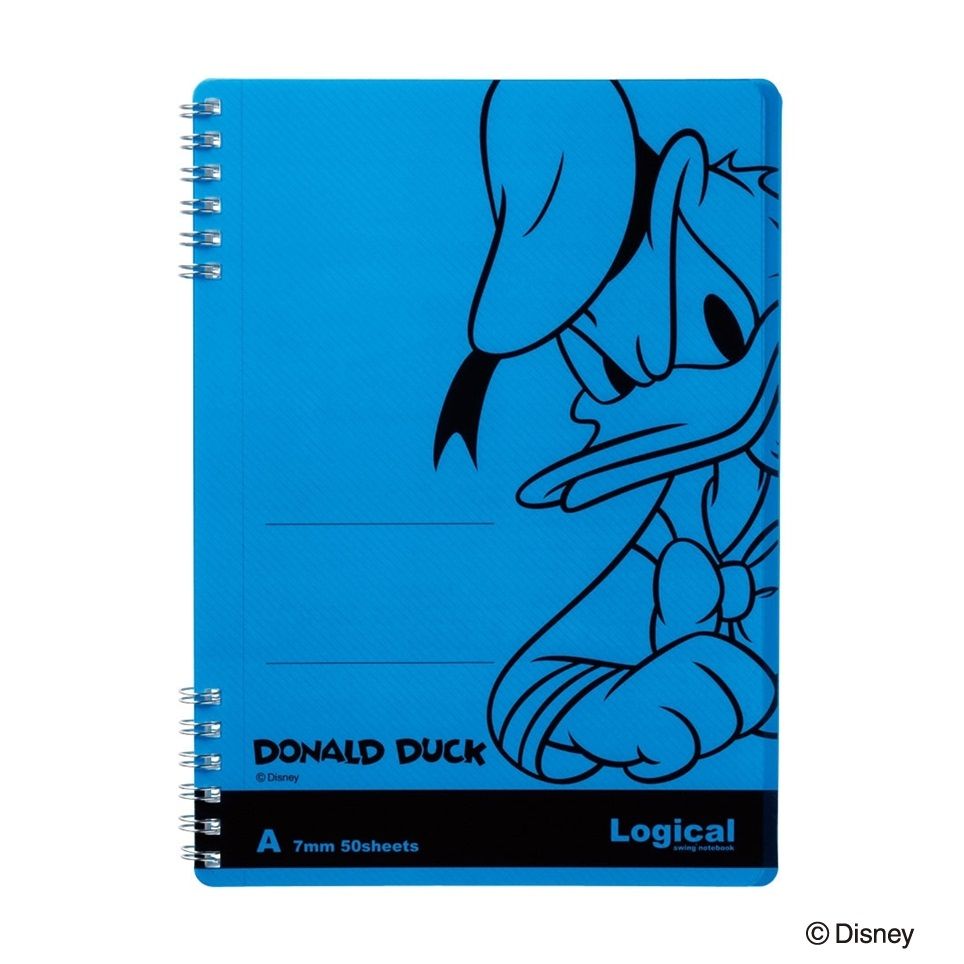 （まとめ買い）ナカバヤシ スイング/ロジカル Wリングノート ディズニー A5 ドナルド ブルー NW-A508-B [x10セット]