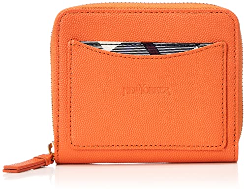 [ニューヨーカー アクセサリー] ファスナー 二つ折り ボックス 小銭入れ アーチ NYP892 オレンジ