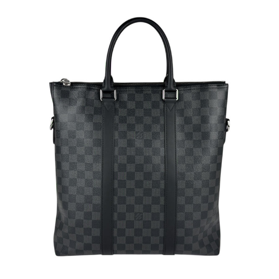 ルイ ヴィトン LOUIS VUITTON ハンドバッグ ショルダーバッグ ダミエグラフィット アントントート ダミエグラフィットキャンバス ダークグレー/ブラック シルバー メンズ N40000 z