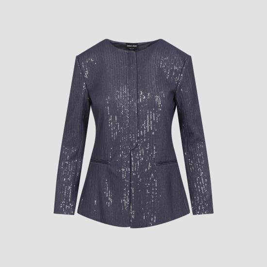 GIORGIO ARMANI Women Suit Jackets GW003210 AF24978 UA097 MULLED GRAPE