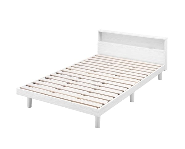 アイリスオーヤマ すのこベッドSD SNB-SD ホワイト(セミダブル)