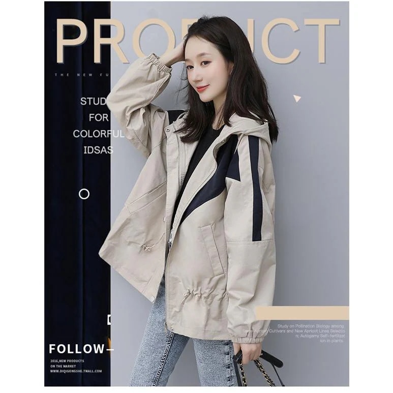 ジャケット レディース マウンテンパーカー ショート丈 コート ジャンパー フード付き アウター 秋 カジュアル スプリングコート 通勤 通学 お洒落