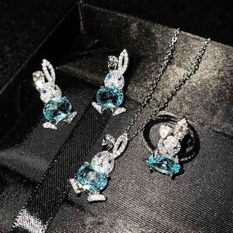 レディース ファッション アクセサリー オールシーズン ペンダント ネックレス 首飾り ピアス 耳飾り リング かわいい ウサギ 指輪