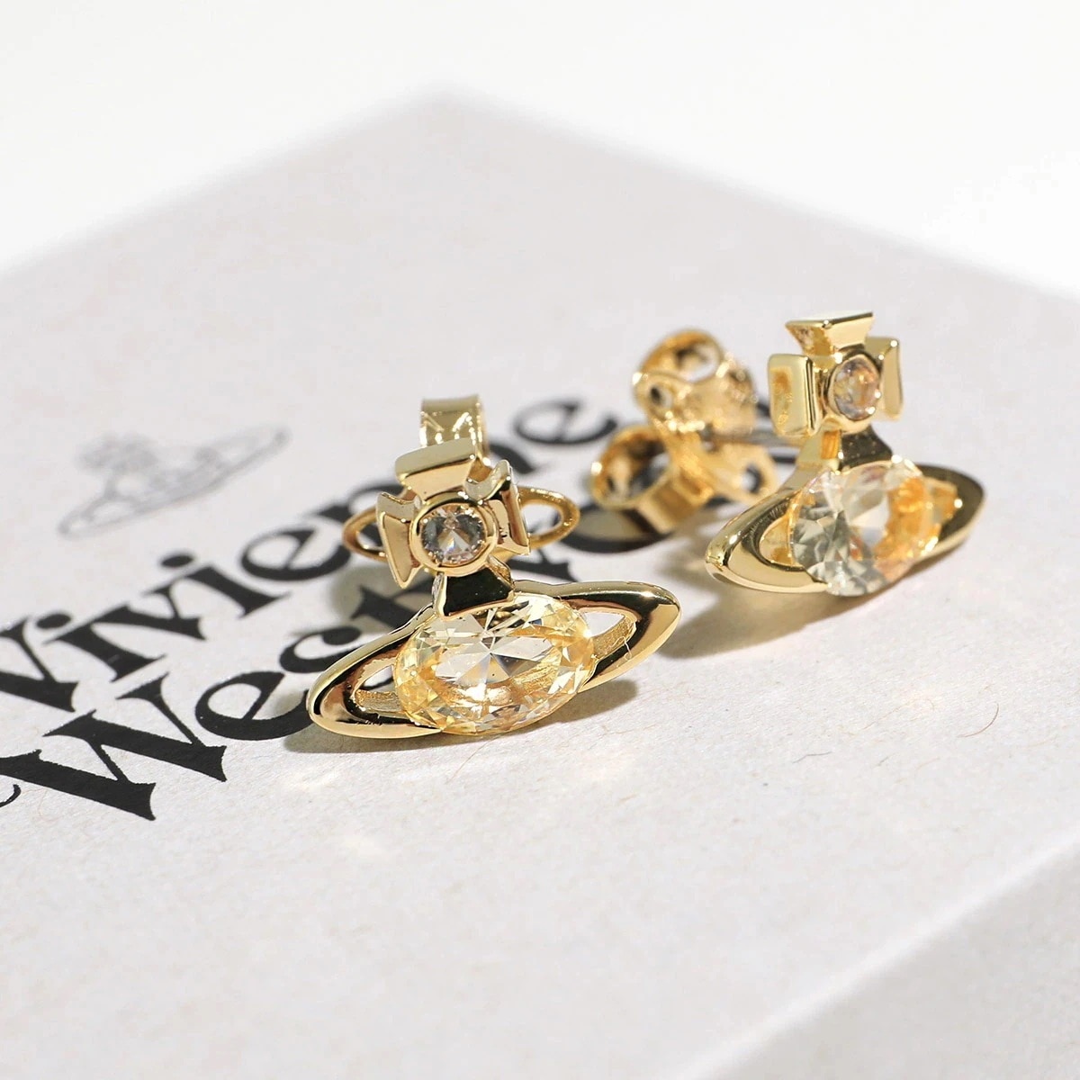 Vivienne Westwood ヴィヴィアンウエストウッド ピアス ALLIE アリー 6201034P 02R701 レディース オーブ ジルコニア アクセサリー R701/GOLD-Light