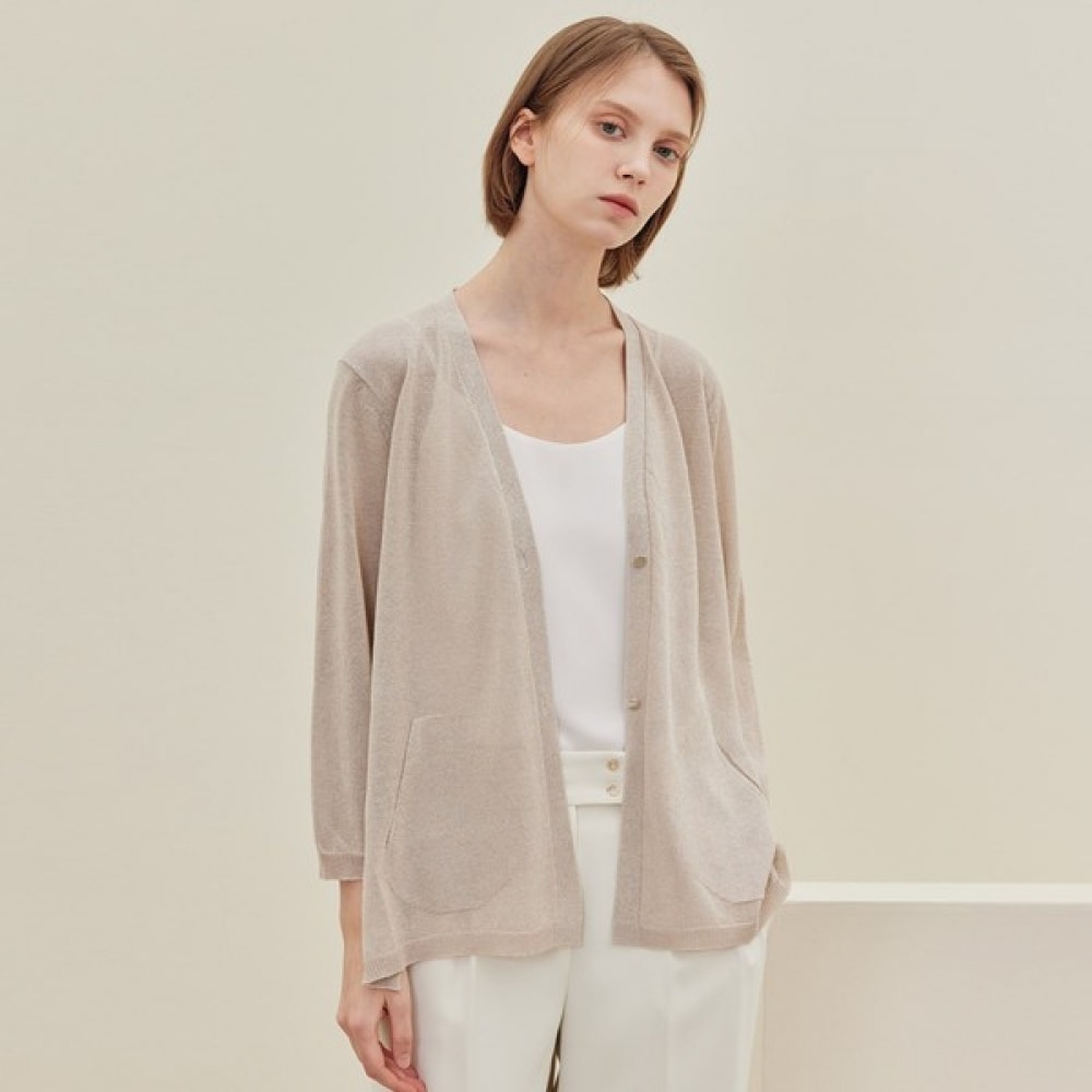 (リアーナニューヨーク) ポケットハーフシアーカーディガン RRDQCD020