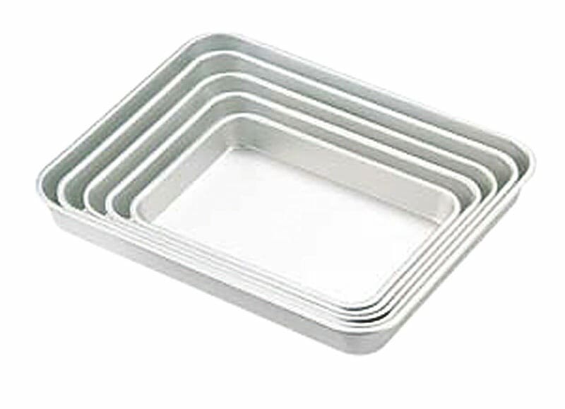 （まとめ買い）中尾アルミ製作所 アルマイトN型浅バット 14号 [x3]