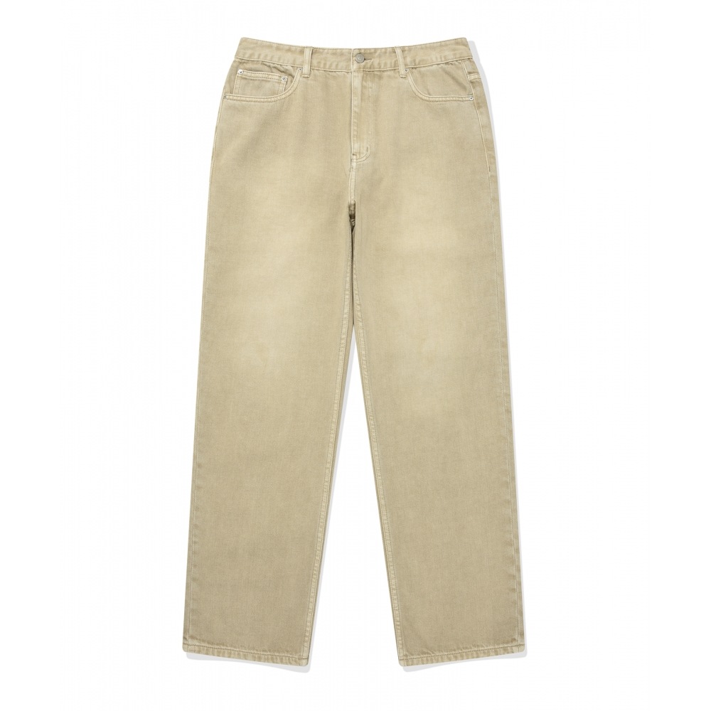 COVERNAT デニムレギュラー ダイイングパンツベージュ 7,614円