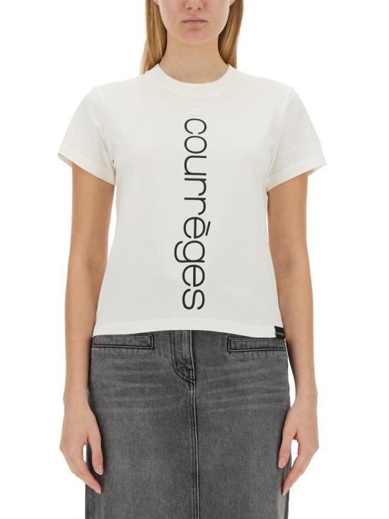 COURREGES Women Tops 423JTS006J S01120001 WHITE