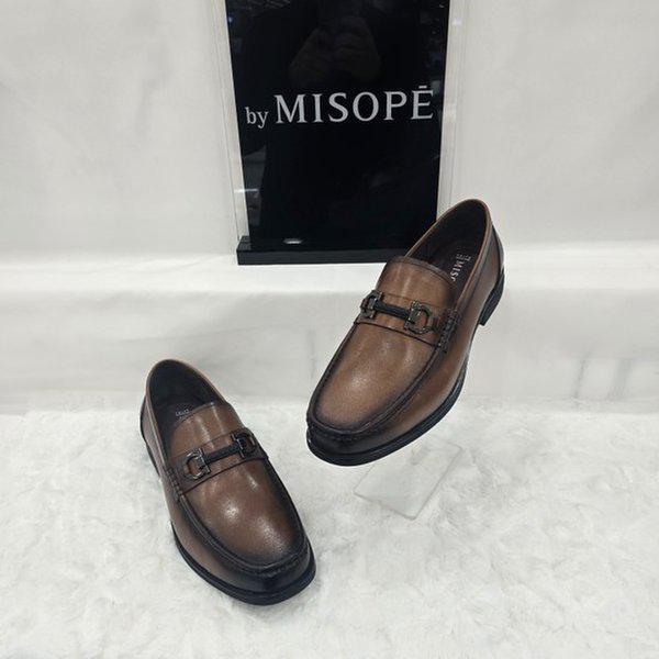 By 男性装飾ローファー 122HT339SD201 MBROWN 1 JJ