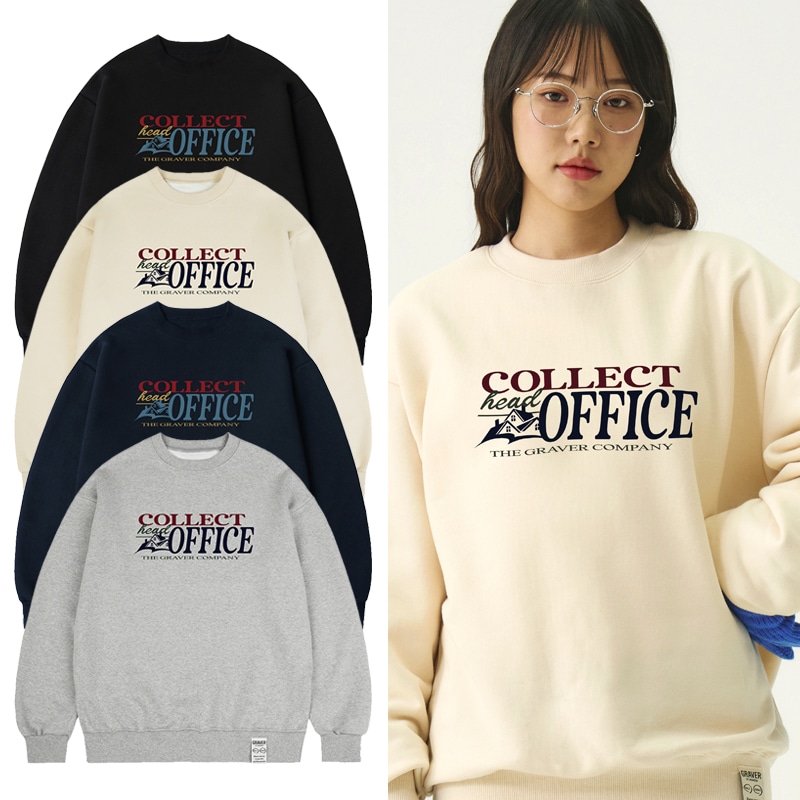 [UNISEX]COLLECT OFFICE Man to Man_4color