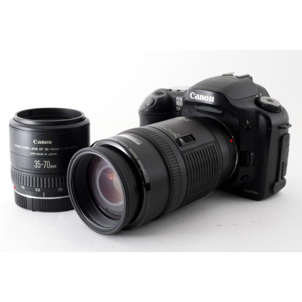 【中古】キヤノン Canon EOS 10D ダブルズームセット 美品 ストラップ付き