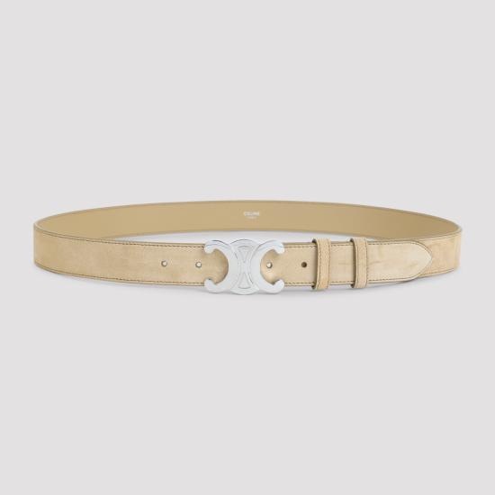 CELINE Men Belts 45BIE3AUW 02SW STONE BEIGE