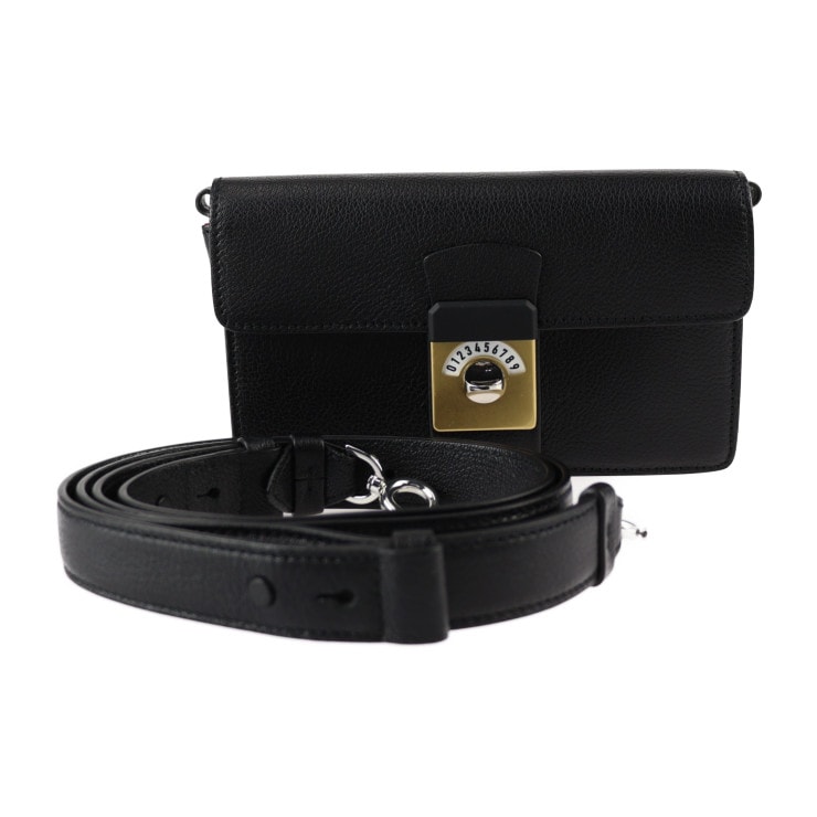 新品未使用展示品 Maison Margiela メゾン マルジェラ ショルダーバッグ SB1WD0002 NEW LOCK Horizontal ニュー ロック ホリゾンタル【本物保証】