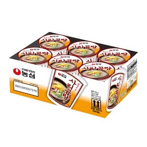 サリコムタンカップ 麺 ソルロンタン 麺 牛肉ラーメン 61g 6個