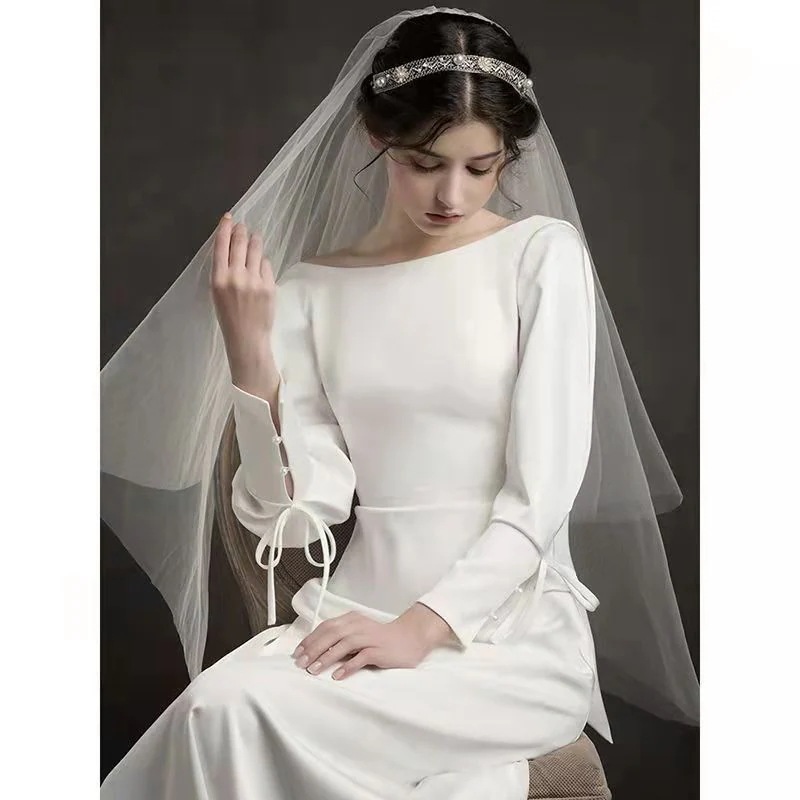 ウエディングドレス ノースリーブ 白 二次会 結婚式ドレス パーティードレス 安い エンパイア 花嫁 6,629円