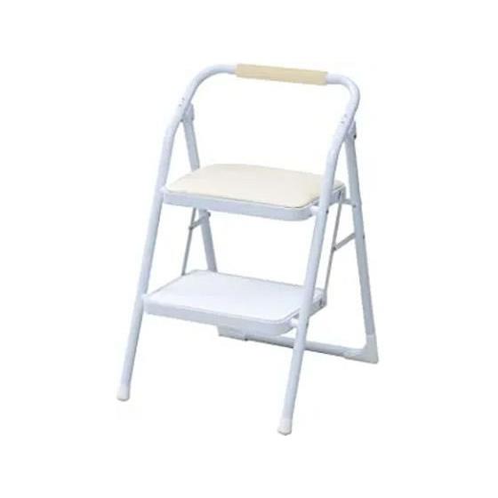チェア踏み台 折りたたみ 2段 ホワイト 山善 WCS-2R(WH) 6,435円