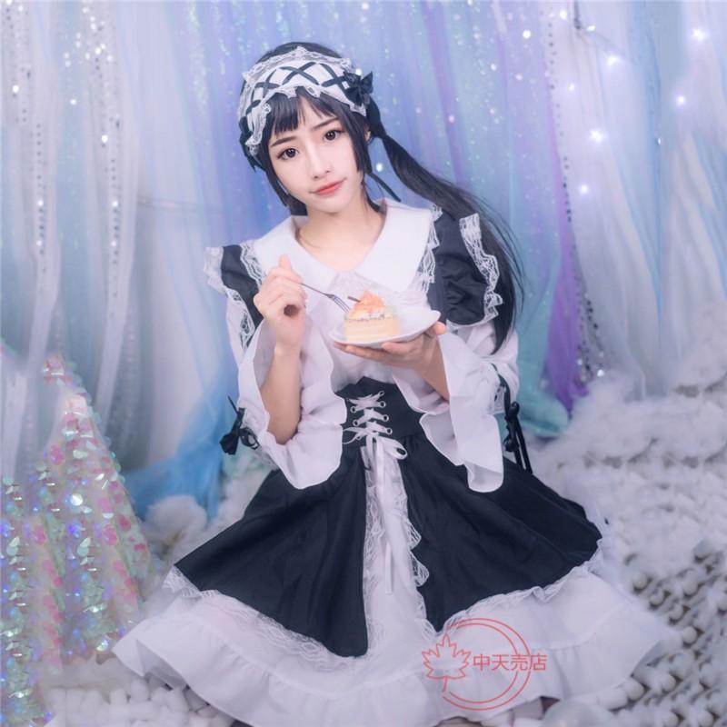 【激安開催！】ハロウィン レディース学生ゴシックロリータワンピース　可愛いメイドお姫様プリンセス　コスプレ衣装 イベント衣装 演劇ステージ服　ダンス服 5,728円