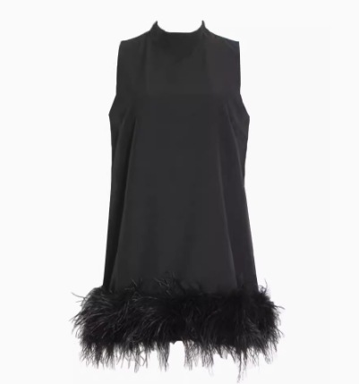 レディース プルオーバー チュニック ドレス ミニ ショート ノースリーブ クルーネック 切り替えデザイン ボア モヘア かわいい 大人可愛い きれいめ 上品 おしゃれ レトロ こなれ感 ガーリー