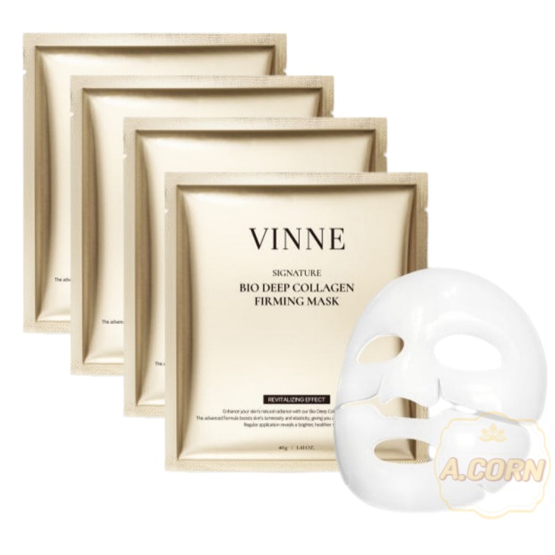 [NEW]シグニチャー バイオ ディープ コラーゲン ファーミング マスク パック 4枚/ホームエステ エステケア ツヤ リフトアップ/韓国コスメ