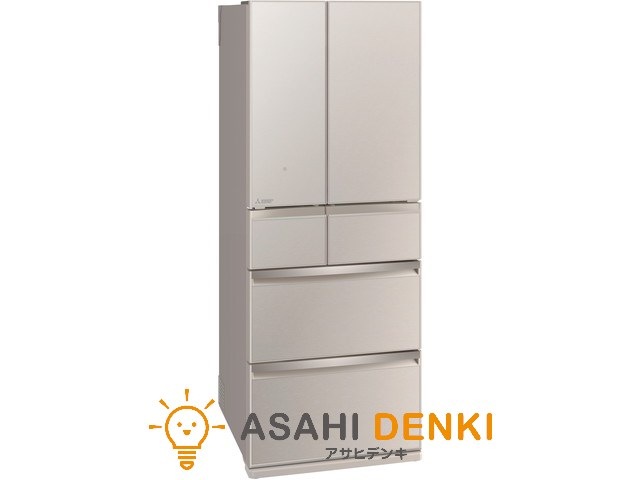 冷蔵庫(401～500L) ミツビシ MR-WXD47LK-C 6ドア冷蔵庫 470Lフレンチドア WXDシリーズ グレイングレージュ 119,141円