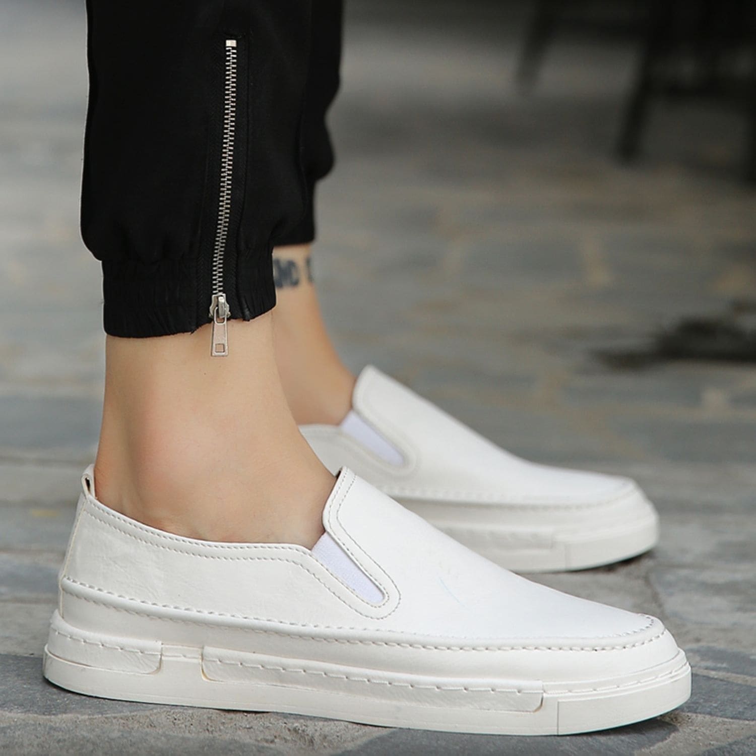 ランキング第1位 メンズファッション 40代 30代 代 革靴 ウォーキング フォーマルシューズ 軽量 旅行 レザー スリッパ 革 スリッポン メンズ ビジネスシューズ ローファー おしゃれ 秋 夏 春 かっこいい ローファー サイズ 26 5 Comptonmarbling Co Uk