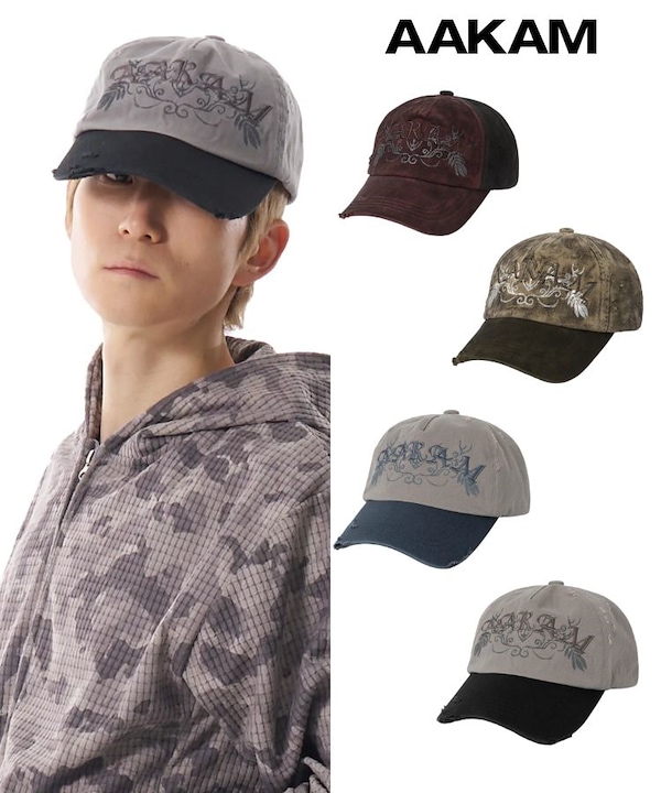 帽子 AAKAM AAKAM】Leather Patch Ball Cap | OUR BRAND,AAKAM | PRESSING