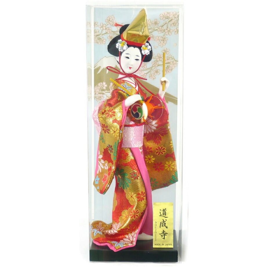 【日本人形】【J006】日本人形４号ケース入り【道成寺】【新作】【秀光】【限定品】