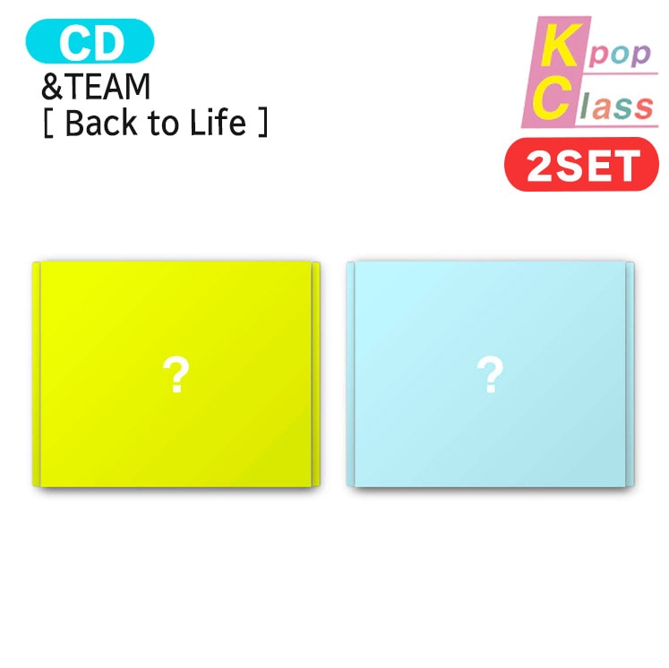 国内発送 [メガ割] &TEAM [ Back to Life ] 2種セット 1st Mini Album / 1次予約