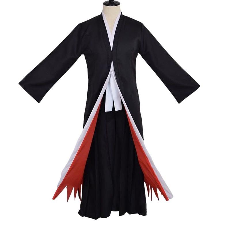 ハロウィン BLEACH ブリーチ 風 黒崎一護 くろさきいちご 和服 コスチューム コスプレ衣装 3点セット サイズ SXXL