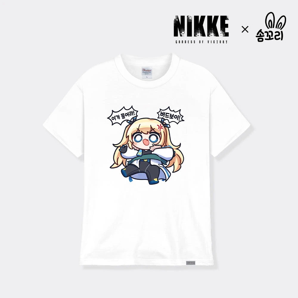[勝利の女神：NIKKE] 2024 AGF ニケ ラプラス Tシャツ (XL) / 솜꼬리 니케 라플라스 티셔츠 (XL) / ソムコリ 公式グッズ