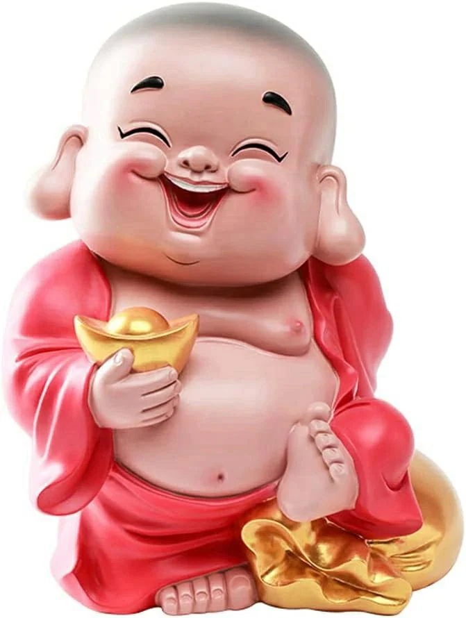 6月の特典高さ26cm お守り 金運 布袋置物 樹脂製 布袋さんの置物 貯金箱 様 布袋 七福神 可愛い 仏像