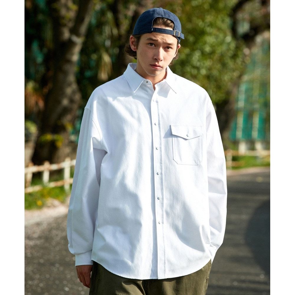 MINIMALPROJECT オーバーフィット オックスフォード ドライスナップシャツ MLS224 [WHITE]
