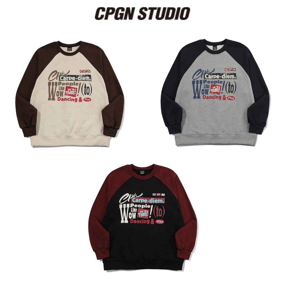 【CPGN STUDIO】 Carpediem Raglan Sweatshirt