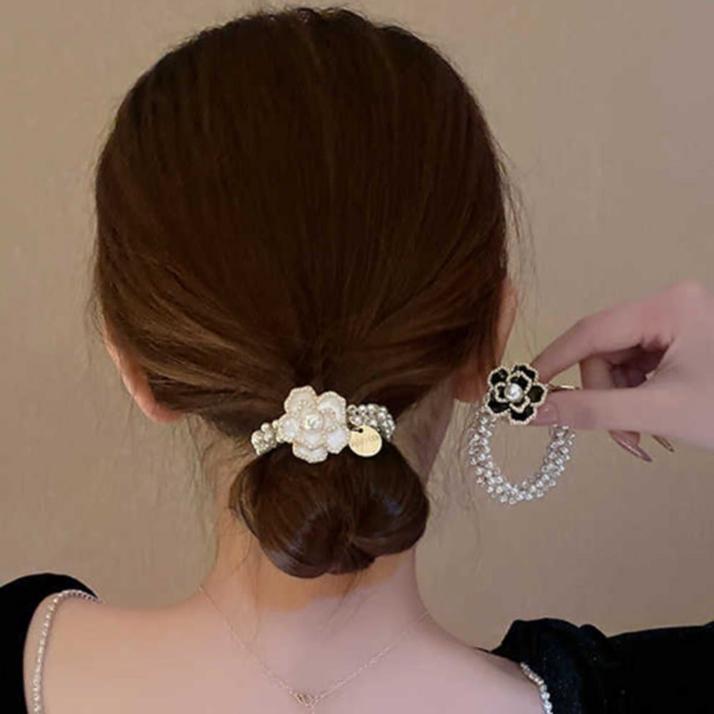 ライリーカメリアパールヘアストラップヘアストラップ2個セット