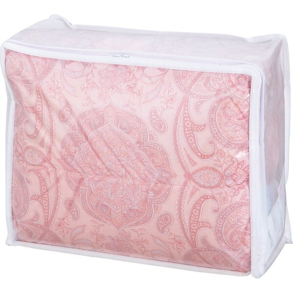 （ギフト）越後ふとん 羽毛肌掛けふとん（ダウン70%） ピンク