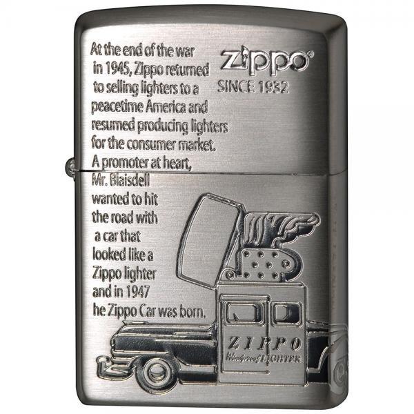 ZIPPO ジッポー 2SS-ZCAR オールドデザイン 銀サテーナ ZIPPOライター オイルライター
